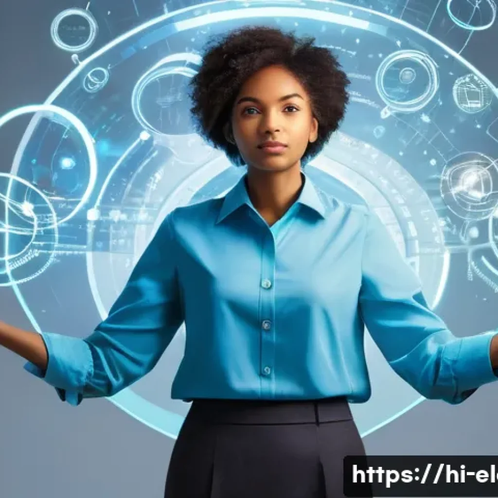 진로 탐색 교육 - **Prompt 1: A Vision of Self-Discovery and Career Paths**
    A young adult, either male or female, ...