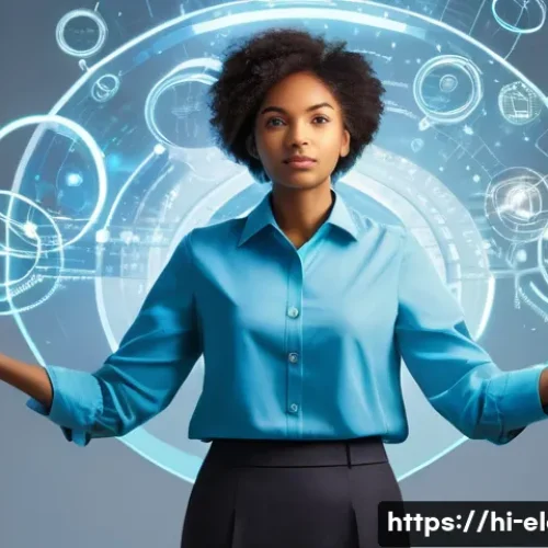 Home 30 진로 탐색 교육 - **Prompt 1: A Vision of Self-Discovery and Career Paths**
A young adult, either male or female, ...